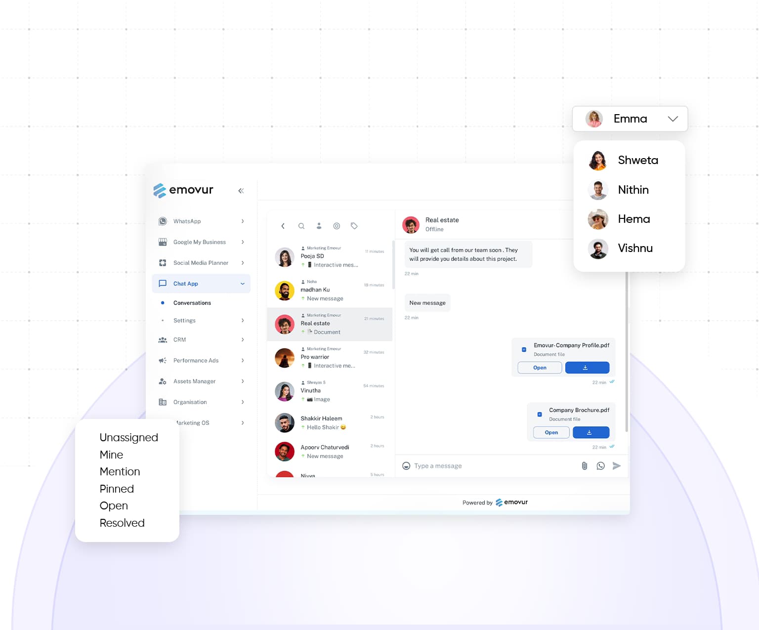 WhatsApp Shared Team Inbox Hero