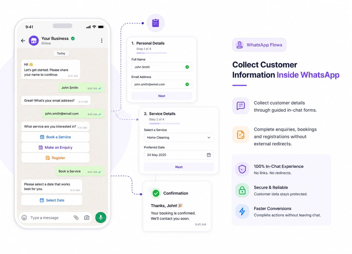 Collect Customer Information Inside WhatsApp