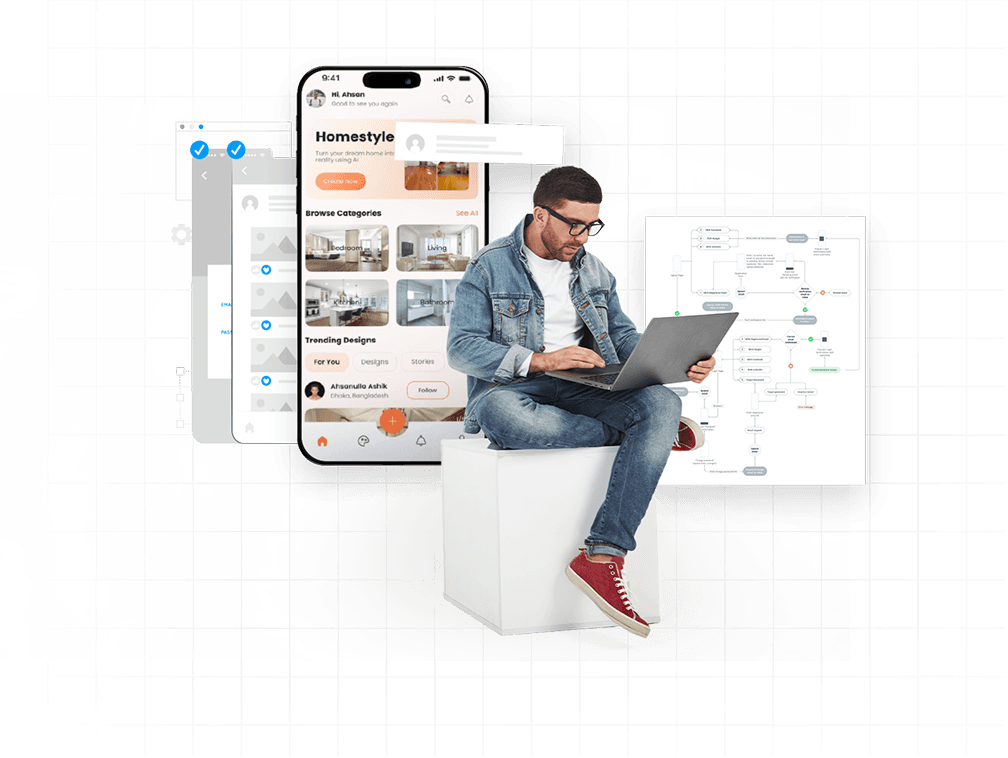 Web Development Illustration