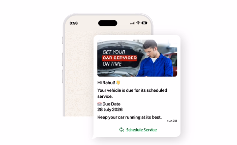 Service Booking and Maintenance Reminders